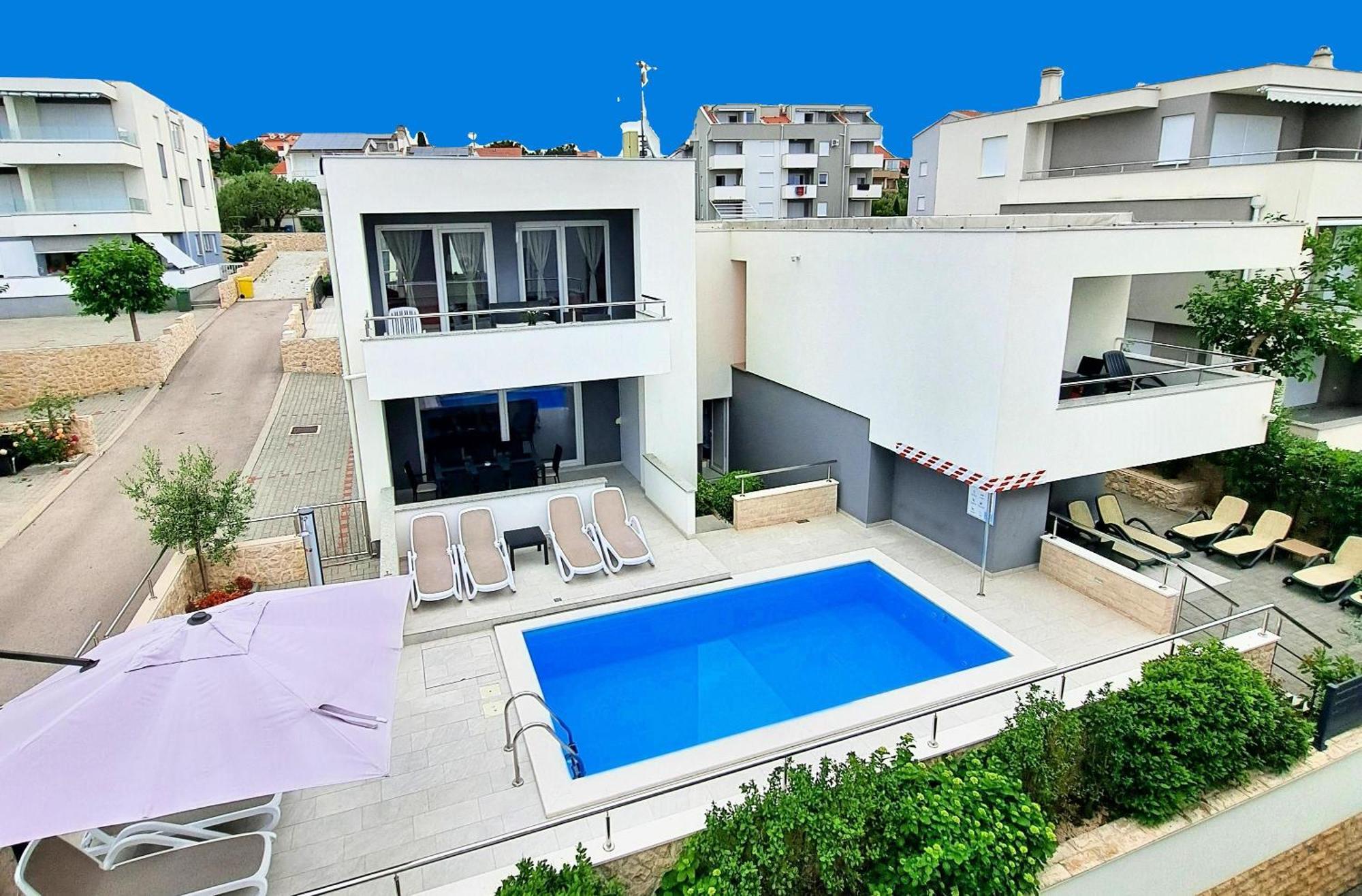 Villa Lumada Pool Apartments Novalja Eksteriør billede