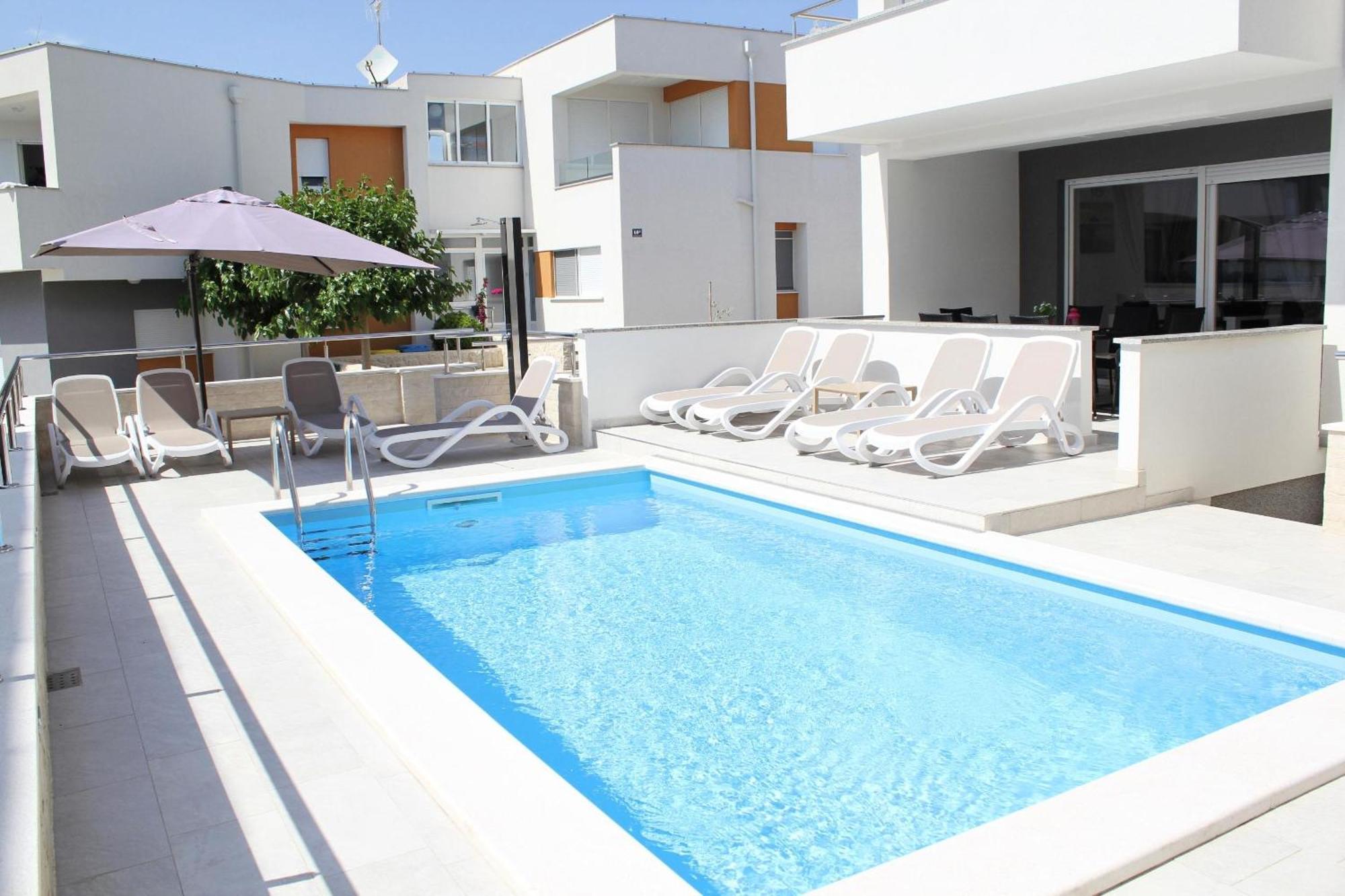 Villa Lumada Pool Apartments Novalja Eksteriør billede